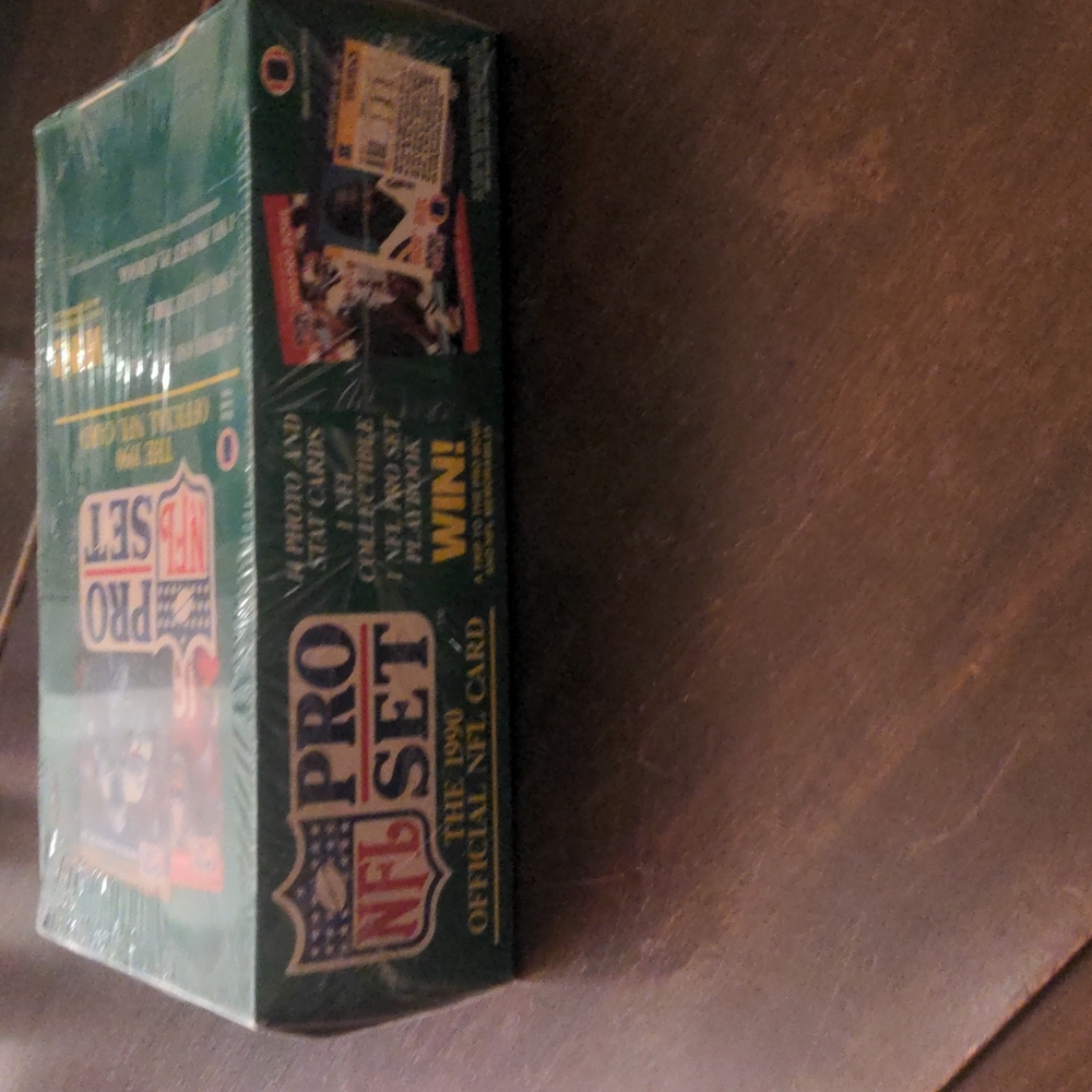 1990 NFL Pro Set Football Box - Picture 6 of 7